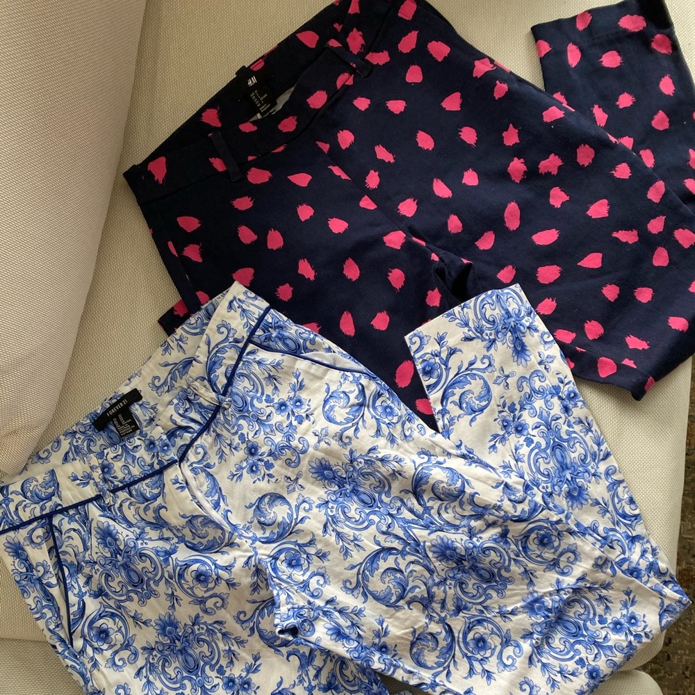 Super fun print Dress pants